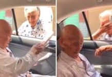 離別容易見面卻難! 96歲妹「見101歲哥」不捨分別 硬塞200元灑淚:買點好吃的!